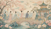 Pink Cherry Wallpaper Blossom Sakura Removable Wall Decor design