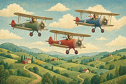 Blue Sky Clouds Wallpaper Walls Wall Mural design