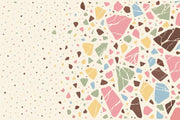 White Background Wallpaper Mid Century Modern Wall Mural design