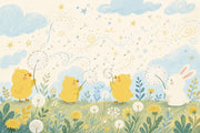 Nursery Wallpaper Dandelion Bright Wall Mural design