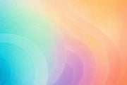 Abstract Gradient Wallpaper Pastel Concentric Circles Removable Wall Decor design
