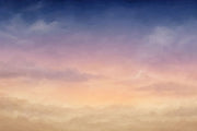 Ombre Gradient Wallpaper Sky Watercolor Removable Wall Decor design