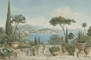 Scenic Landscape Wallpaper Coastal View Removable Bay Panorama Wall Decor design