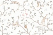 White Background Wallpaper Muted Green White Background Wall Mural design