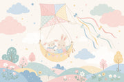 White Background Wallpaper Nursery Kids Wall Mural design