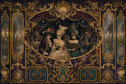 Masquerade Ball Wallpaper Baroque Rococo Wall Mural design