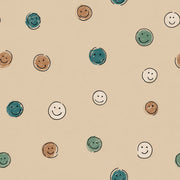 Smiley Faces Wallpaper Hand Drawn Removable Scribble Texture Wall Double Roll design