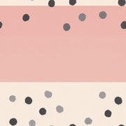 Abstract Wallpaper Polka Dots Blush Pink Decorative Mural design