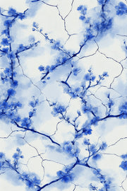 White Background Wallpaper Minimal Floral Decorative Mural design
