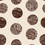 Animal Print Wallpaper Zebra Stripes Removable Circular Medallions Wall Double Roll design
