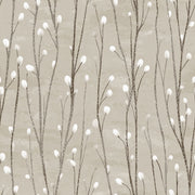 Botanical Wallpaper Minimal Floral Branches Removable Wall Decor design