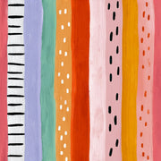 Vertical Stripes Wallpaper Hand Painted Removable Abstract Wall Double Roll design