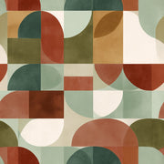 Mid Century Modern Wallpaper Geometric Removable Wall Decor design