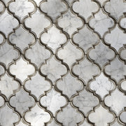 Moroccan Trellis Wallpaper Quatrefoil Marble Texture Removable Wall Decor design