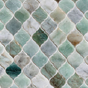 Moroccan Trellis Wallpaper Quatrefoil Tile Marble Decorative Mural design