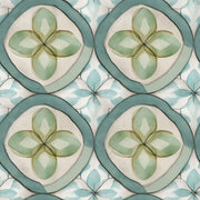 Geometric Floral Wallpaper Tile Pattern Removable Watercolor Wall Double Roll design