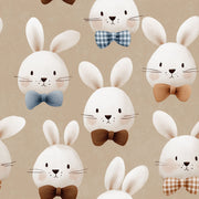 Cute Bunny Wallpaper Rabbit Faces Nursery Wallpaper Decorative Mural design