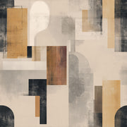 Abstract Geometric Wallpaper Modern Collage Textured Plaster Decorative Mural design