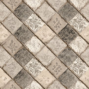 Geometric Diamond Wallpaper Tile Pattern Distressed Texture Removable Wall Decor design