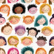 White Background Wallpaper Neutral Kids Decorative Mural design