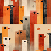 Mid Century Modern Wallpaper Geometric Retro Removable Wall Decor design