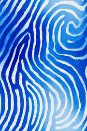 Zebra Stripes Wallpaper Swirl Coastal Removable Wall Decor design