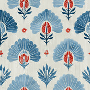 Folk Art Wallpaper Block Print Floral Decorative Mural design