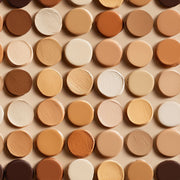 Neutral Palette Wallpaper Circular Swatches Geometric Repeat Decorative Mural design