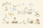 Meadow Flowers Wallpaper Wildflower Meadow Spring Floral Removable Wall Decor design