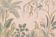 Tropical Wallpaper Monkeys Jungle Wall Mural design