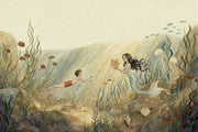 Underwater Wallpaper Mermaid Seascape Removable Wall Decor design