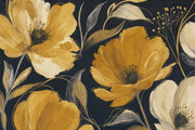 Dark Floral Wallpaper Moody Botanical Removable Wall Decor design