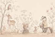 Whimsical Forest Wallpaper Enchanted Woodland Removable Storybook Wall Decor design