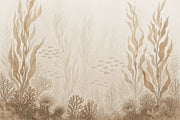 Underwater Wallpaper Seaweed Coral Wall Mural design