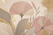 Ginkgo Leaves Wallpaper Botanical Removable Gold Leaf Wall Decor design