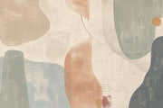 Organic Shapes Wallpaper Abstract Painterly Texture Removable Wall Decor design