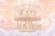 Hot Air Balloon Wallpaper Nursery Kids Removable Wall Decor design