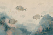 Watercolor Texture Wallpaper Coastal Nautical Removable Wall Decor design