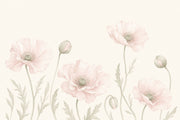 Poppies Wallpaper Floral Botanical Wall Mural design