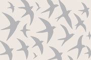 Bird Silhouettes Wallpaper Swallows Removable Flying Birds Wall Decor design