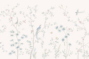 Chinoiserie Wallpaper Floral Birds Removable Wall Decor design