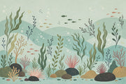 Underwater Wallpaper Coastal Seaweed Wall Mural design