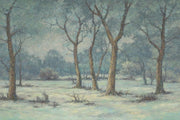Winter Forest Wallpaper Snowy Landscape Removable Bare Trees Wall Decor design