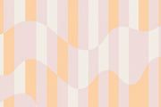Pastel Stripes Wallpaper Abstract Wavy Removable Wall Decor design