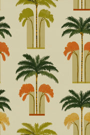 Tropical Wallpaper Palm Trees Removable Botanical Wall Double Roll design