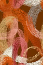 Abstract Wallpaper Dark Background Swirling Brushstrokes Removable Wall Decor design