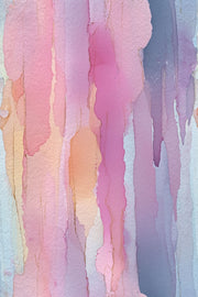 Abstract Watercolor Wallpaper Pink Ombre Pastel Wash Decorative Mural design