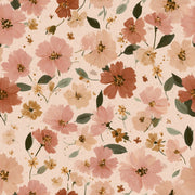 Wildflowers Wallpaper Floral Blush Pink Decorative Mural design