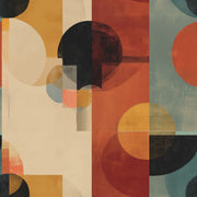 Mid Century Modern Wallpaper Geometric Abstract Removable Wall Decor design