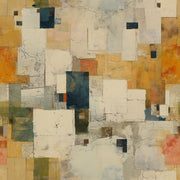 Abstract Geometric Wallpaper Rectangles Removable Modern Collage Wall Double Roll design